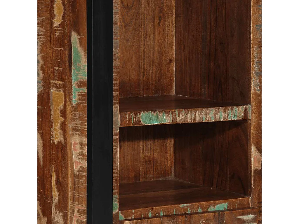 Armoire de salle de bain 40x30x90 cm bois massif récupération