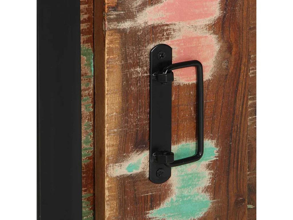 Armoire de salle de bain 40x30x90 cm bois massif récupération