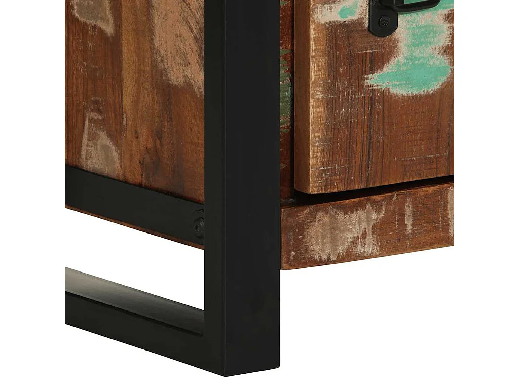 Armoire de salle de bain 40x30x90 cm bois massif récupération