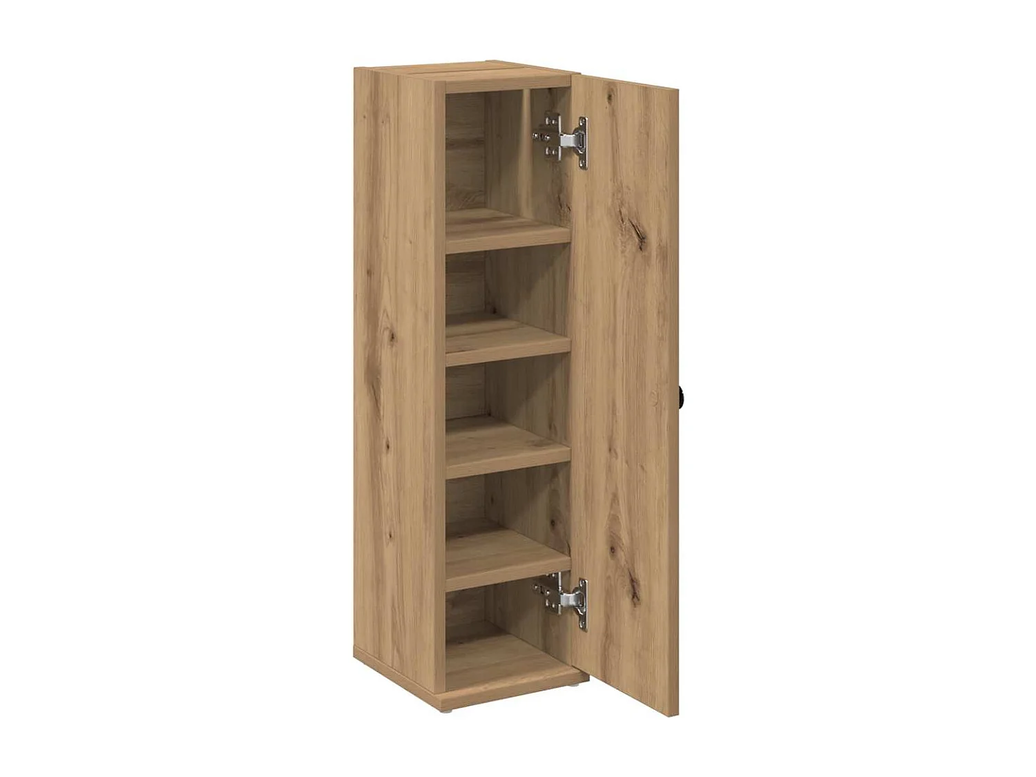 Meuble de salle de bain avec porte-rouleau chêne artisanal