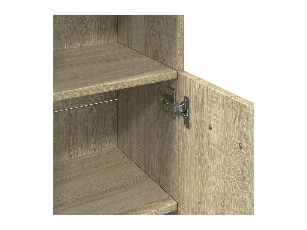 Armoire de salle de bain chêne sonoma 30,5x30x95 cm