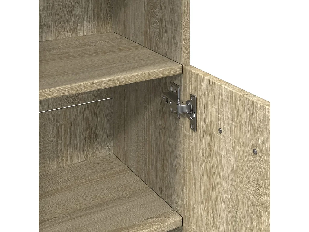 Armoire de salle de bain chêne sonoma 30,5x30x95 cm