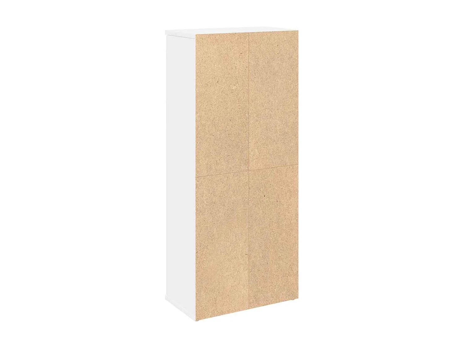 Badkamerkast met rolhouder 39x22x90 cm wit