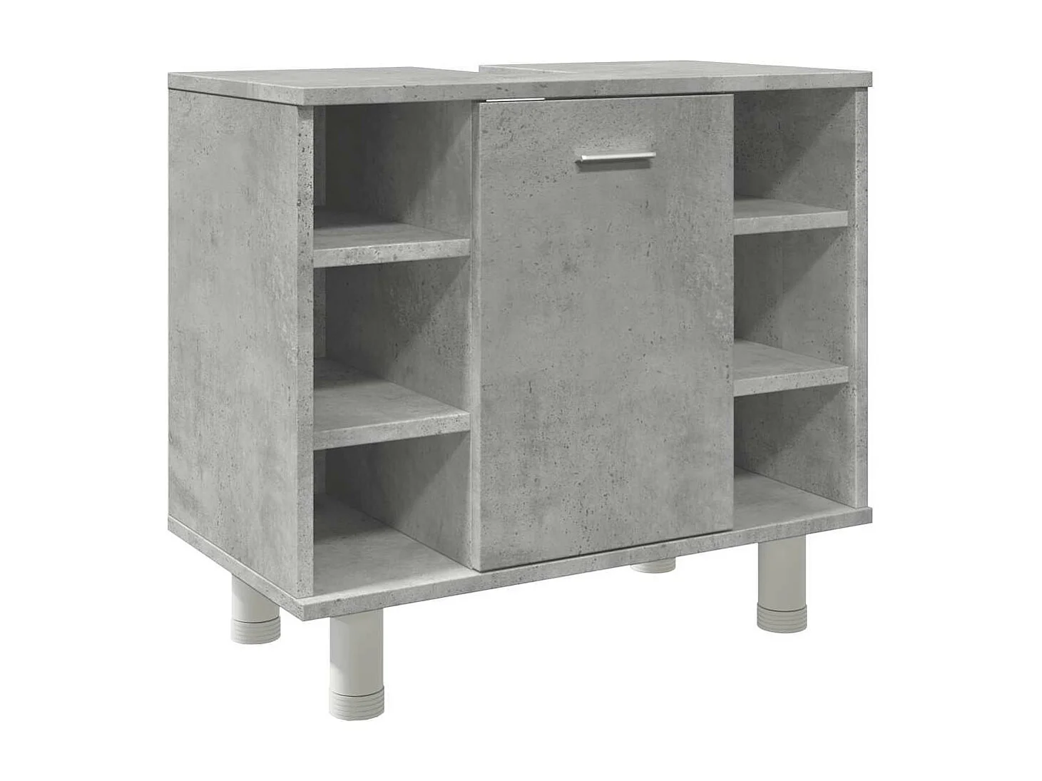 Mobile da Bagno Grigio Cemento 60x32x53,5 cm Legno Multistrato