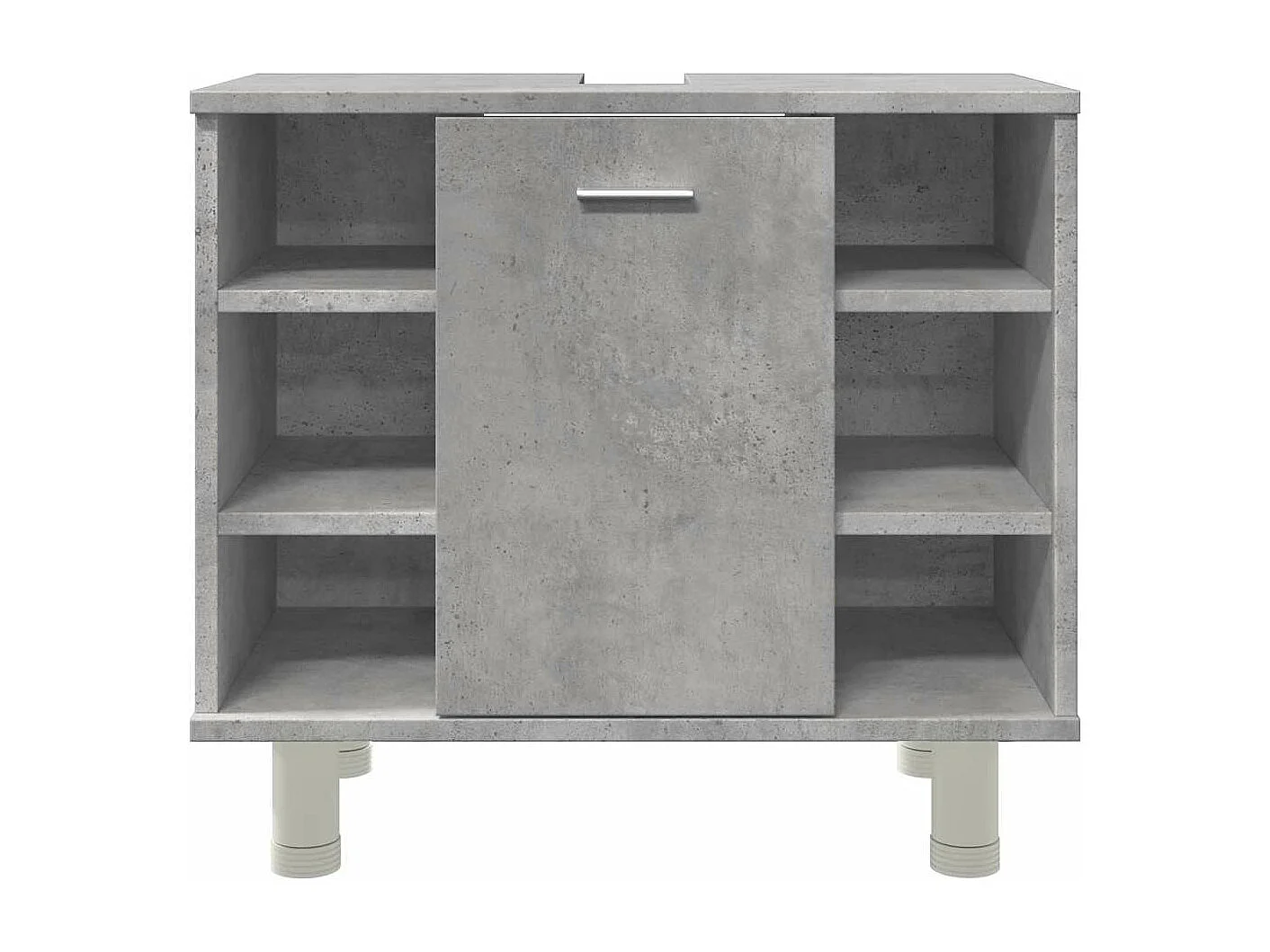 Mobile da Bagno Grigio Cemento 60x32x53,5 cm Legno Multistrato
