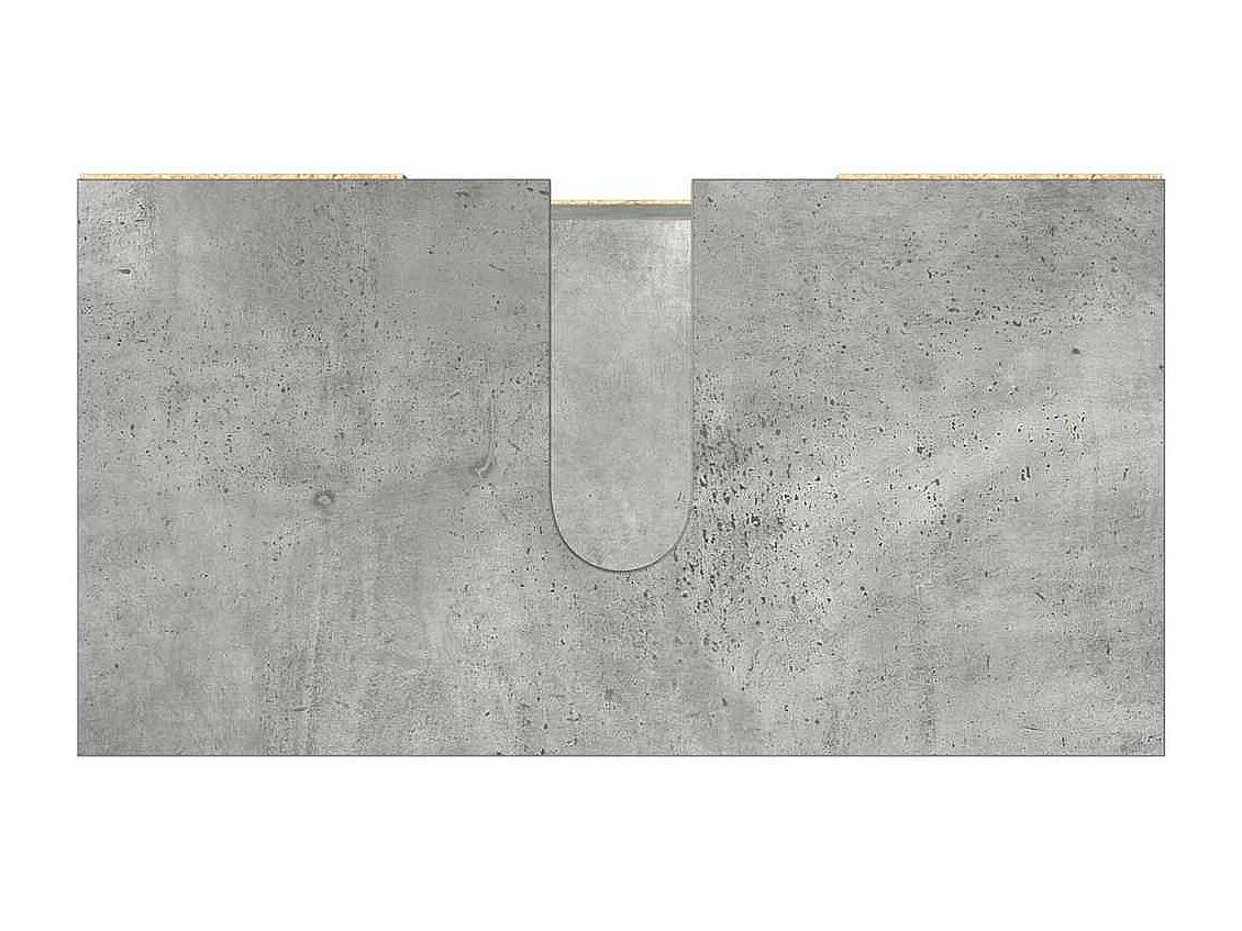 Mobile da Bagno Grigio Cemento 60x32x53,5 cm Legno Multistrato