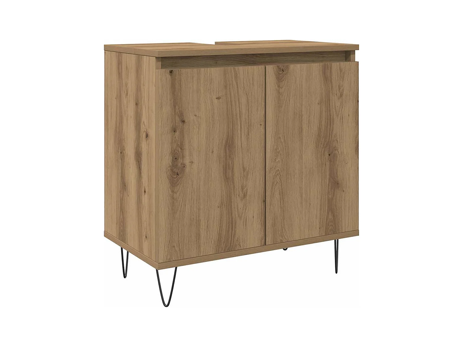 Armoire de salle de bain chêne artisanal 58x33x60 cm