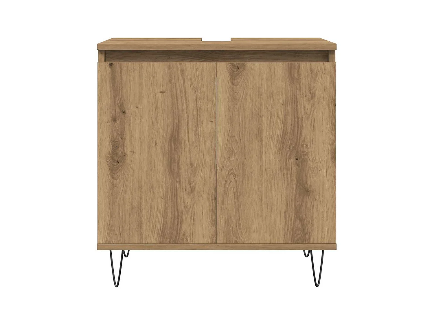 Armoire de salle de bain chêne artisanal 58x33x60 cm