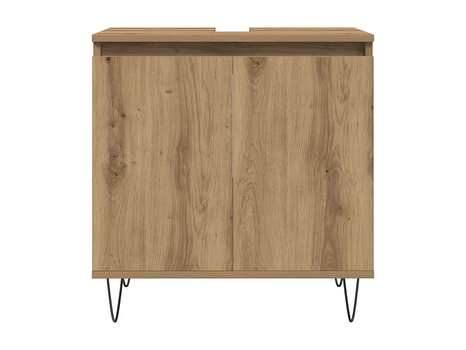 Armario de baño madera de ingeniería roble artisan 58x33x60 cm