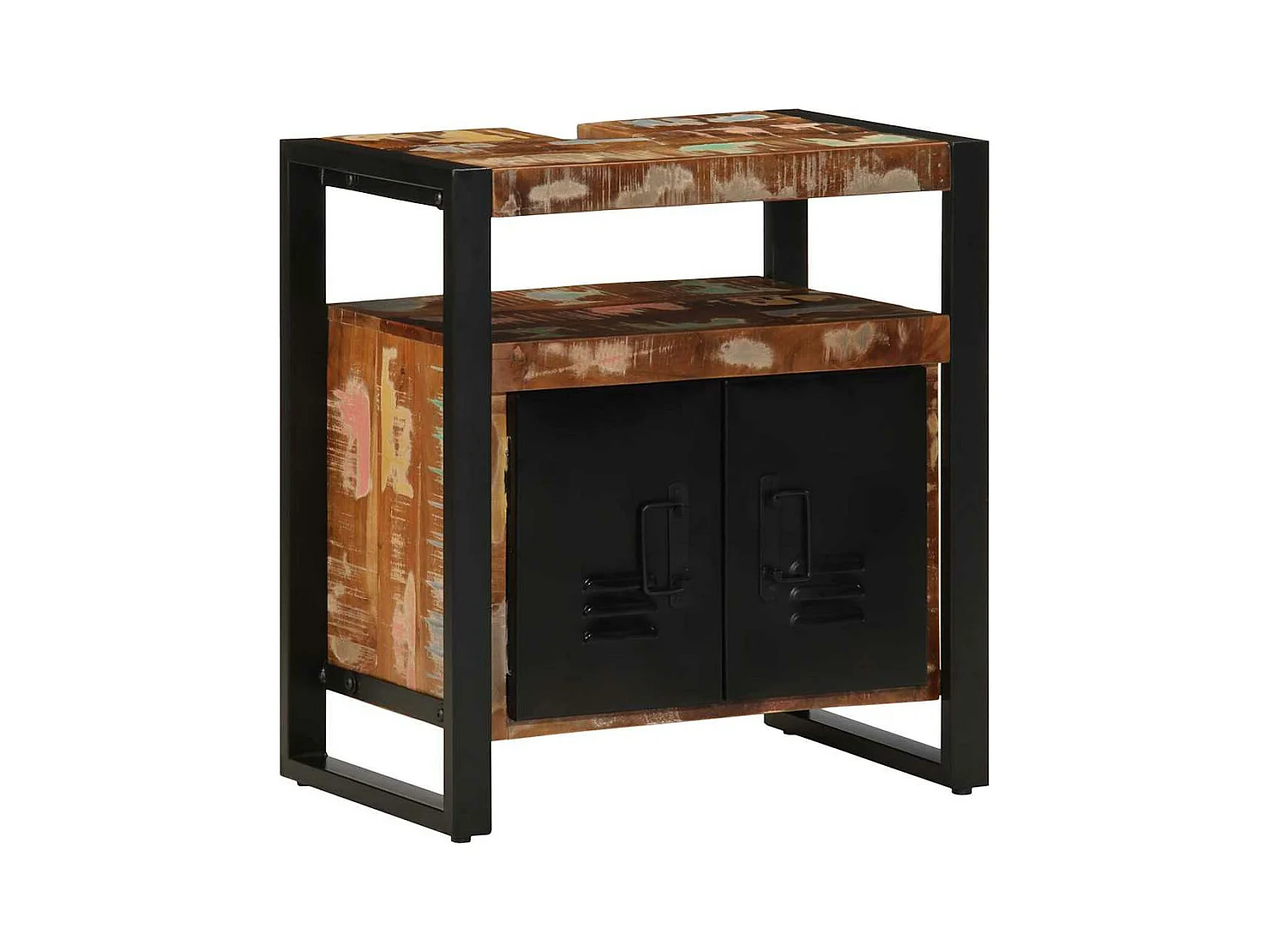 Armoire lavabo de salle de bain 55x35x60 cm