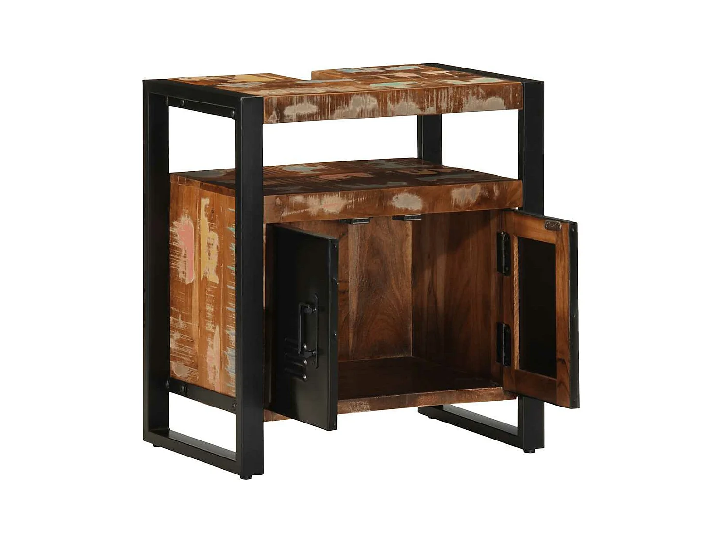 Armoire lavabo de salle de bain 55x35x60 cm