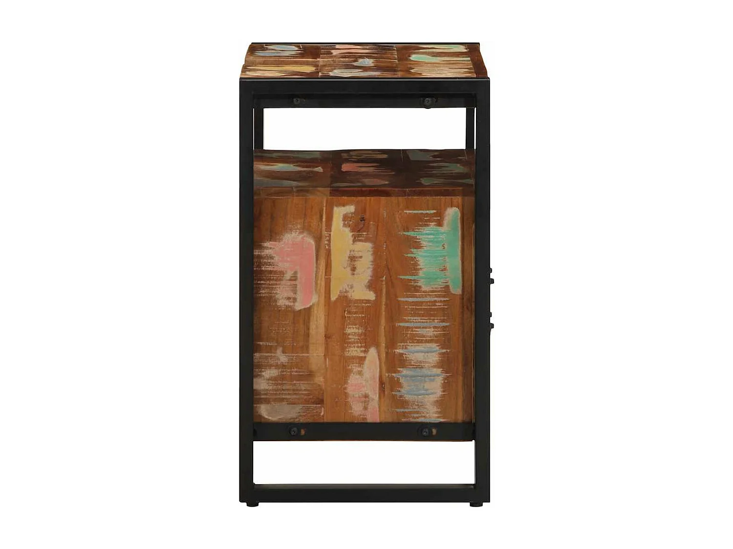 Armário pia do banheiro 55x35x60 cm madeira maciça recuperada