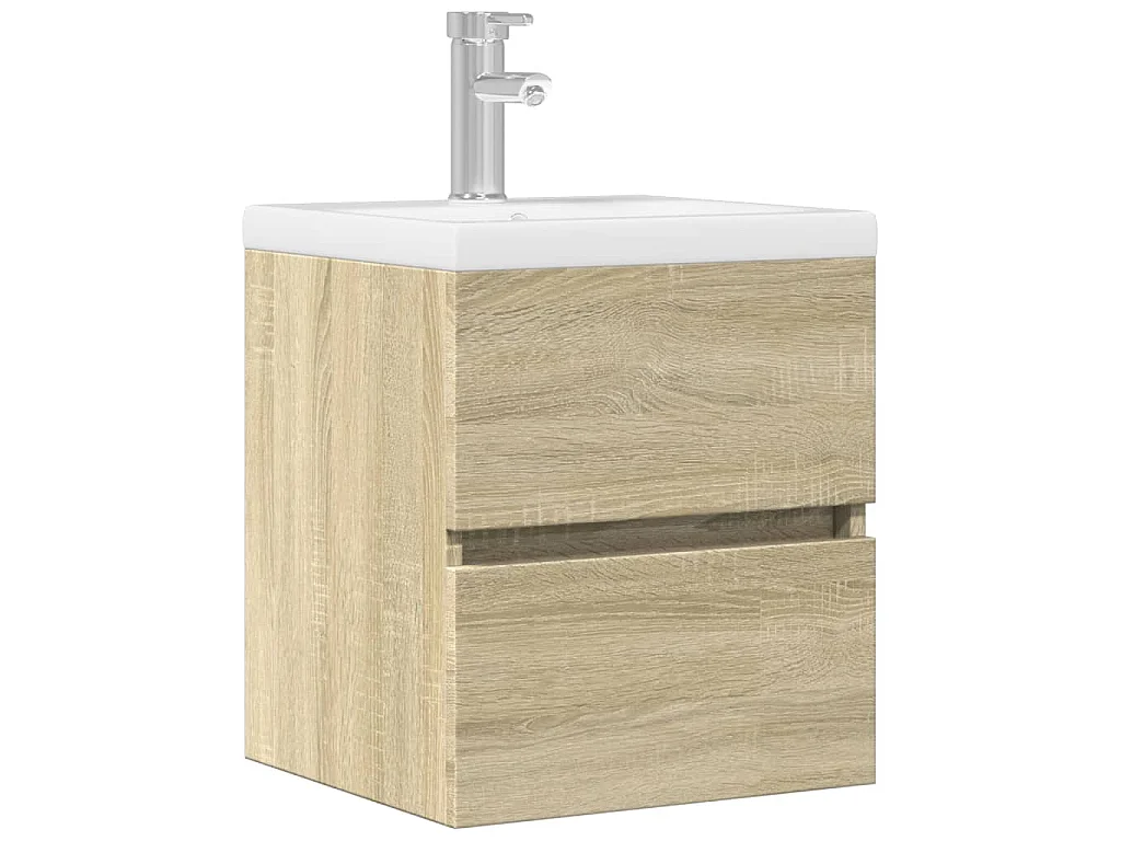 Armoire d'évier Chêne sonoma 41x38,5x45 cm Bois d’ingénierie