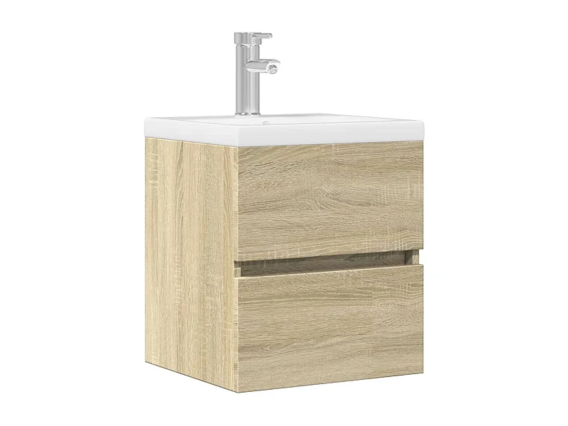 Armoire d'évier Chêne sonoma 41x38,5x45 cm Bois d’ingénierie