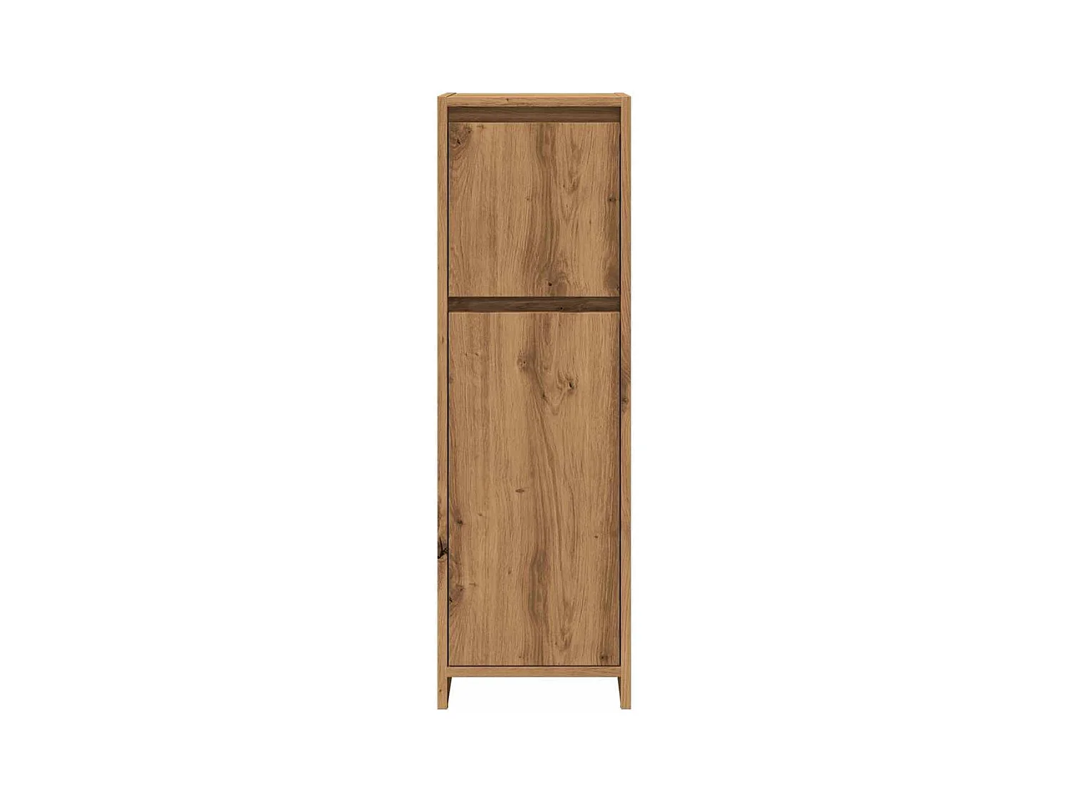 Armoire de bain chêne artisanal 30x30x95 cm bois d'ingénierie