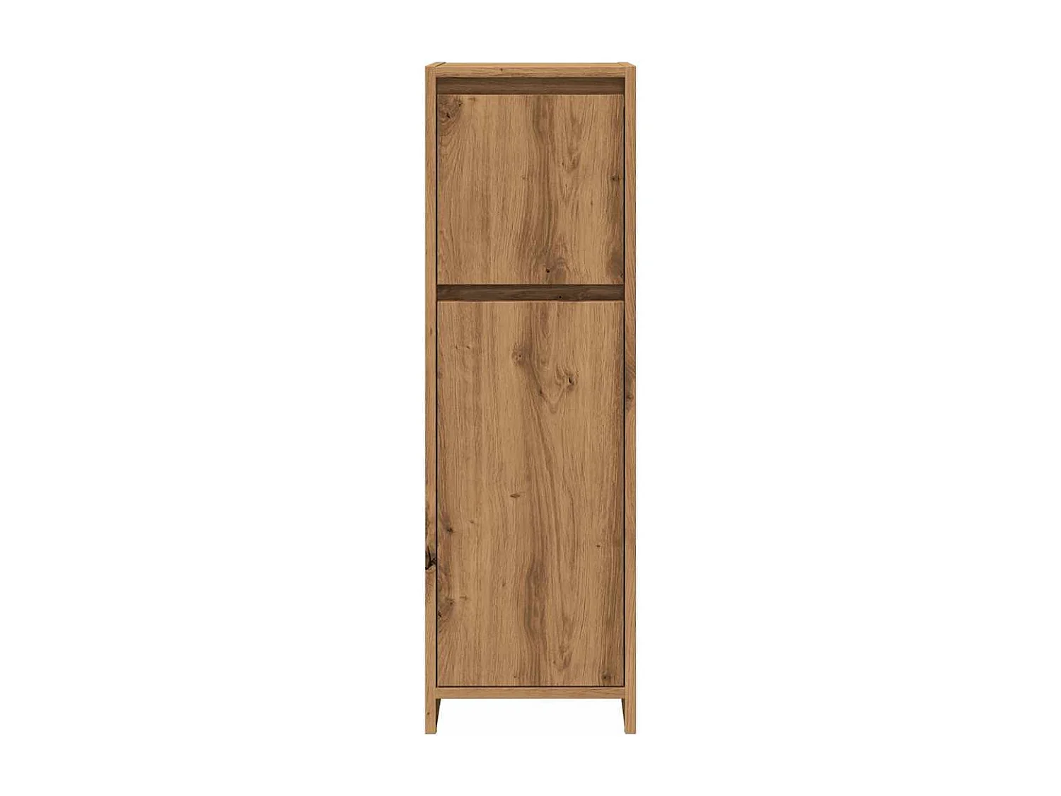 Armoire de bain chêne artisanal 30x30x95 cm bois d'ingénierie