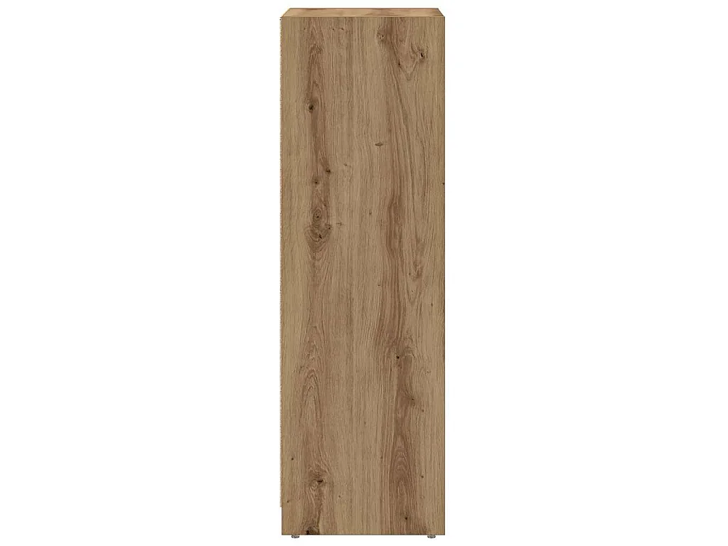 Armoire de bain chêne artisanal 30x30x95 cm bois d'ingénierie
