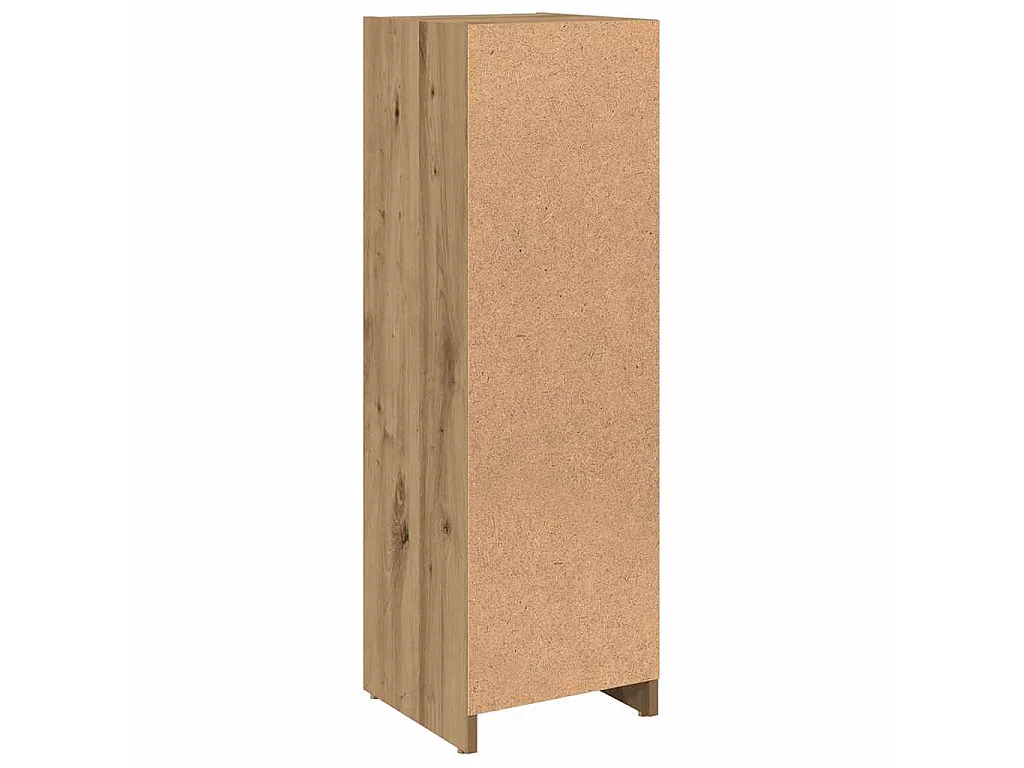 Armoire de bain chêne artisanal 30x30x95 cm bois d'ingénierie
