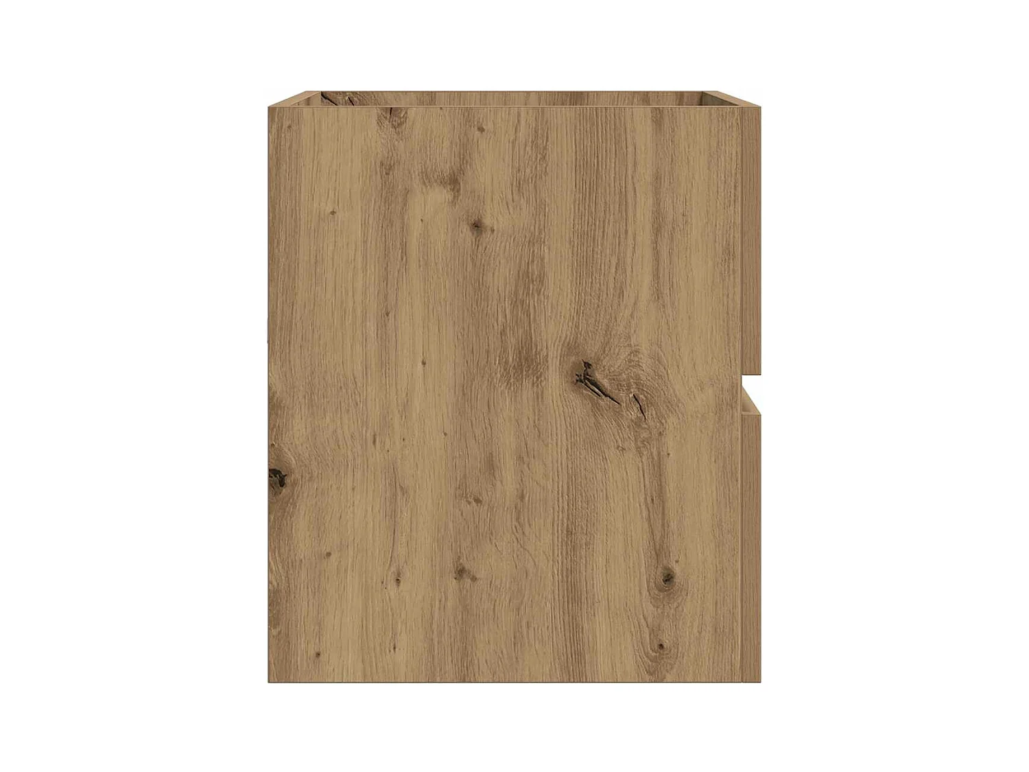 Armoire d'évier chêne artisanal 90x38,5x45 cm bois d'ingénierie