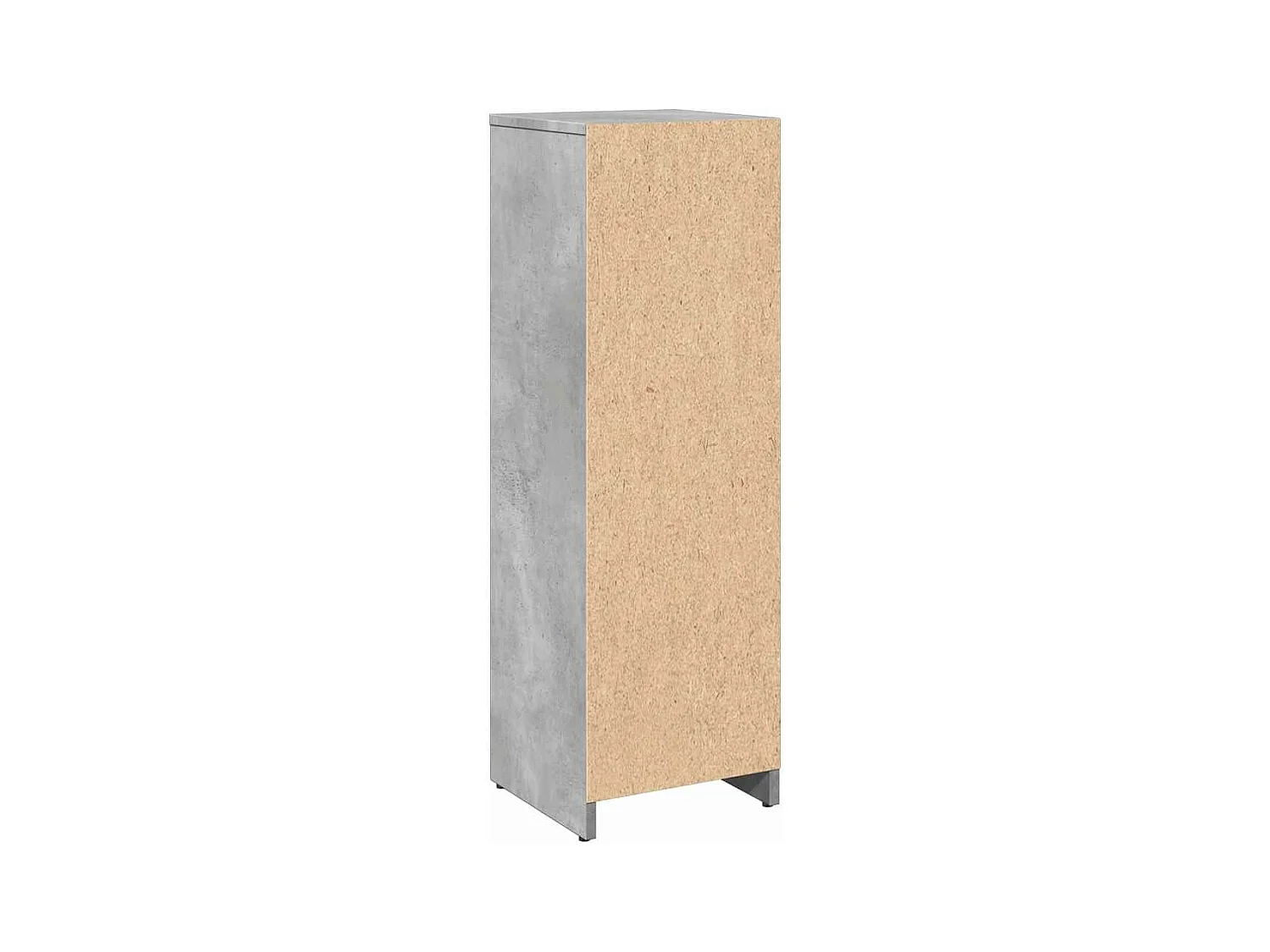 Armoire de salle de bain Gris béton 30x30x95 cm Aggloméré
