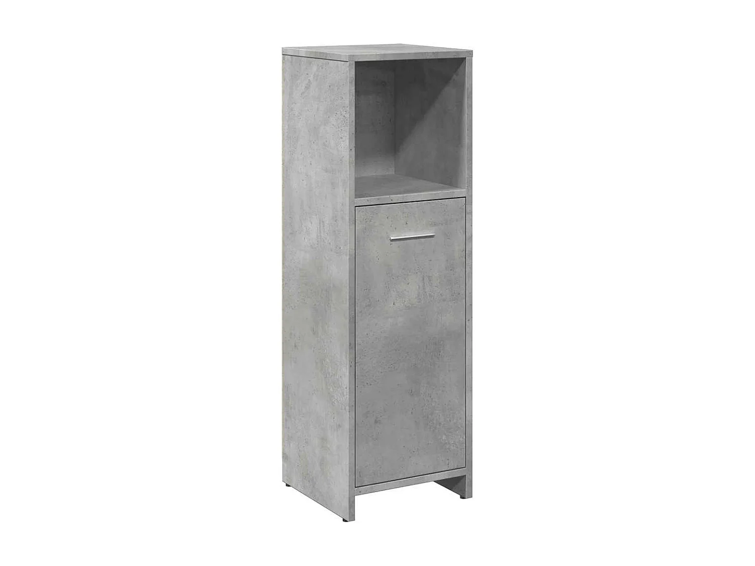 Armoire de salle de bain Gris béton 30x30x95 cm Aggloméré