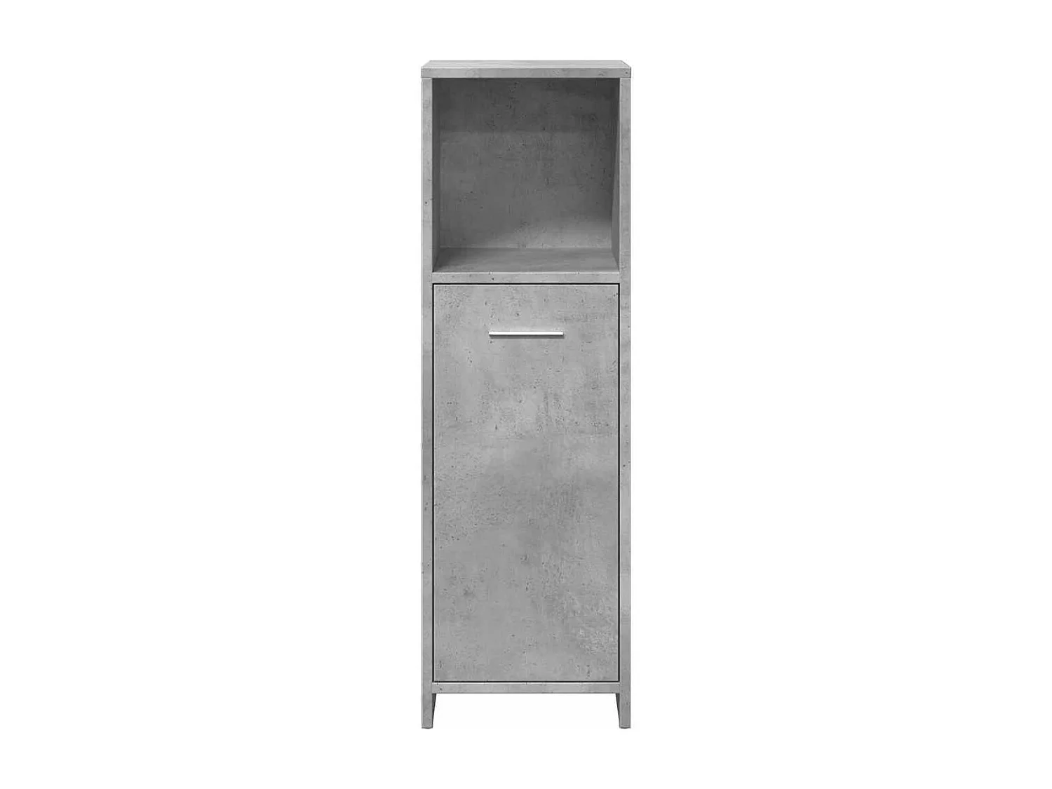 Armoire de salle de bain Gris béton 30x30x95 cm Aggloméré