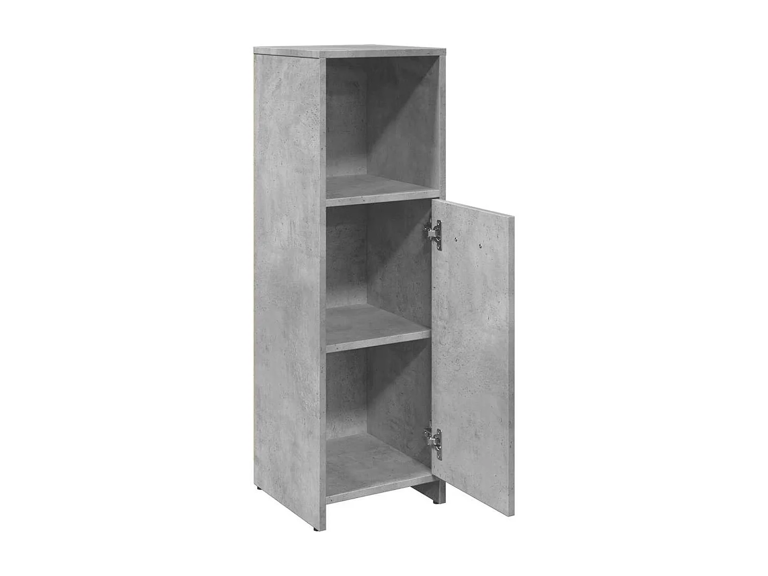 Armoire de salle de bain Gris béton 30x30x95 cm Aggloméré