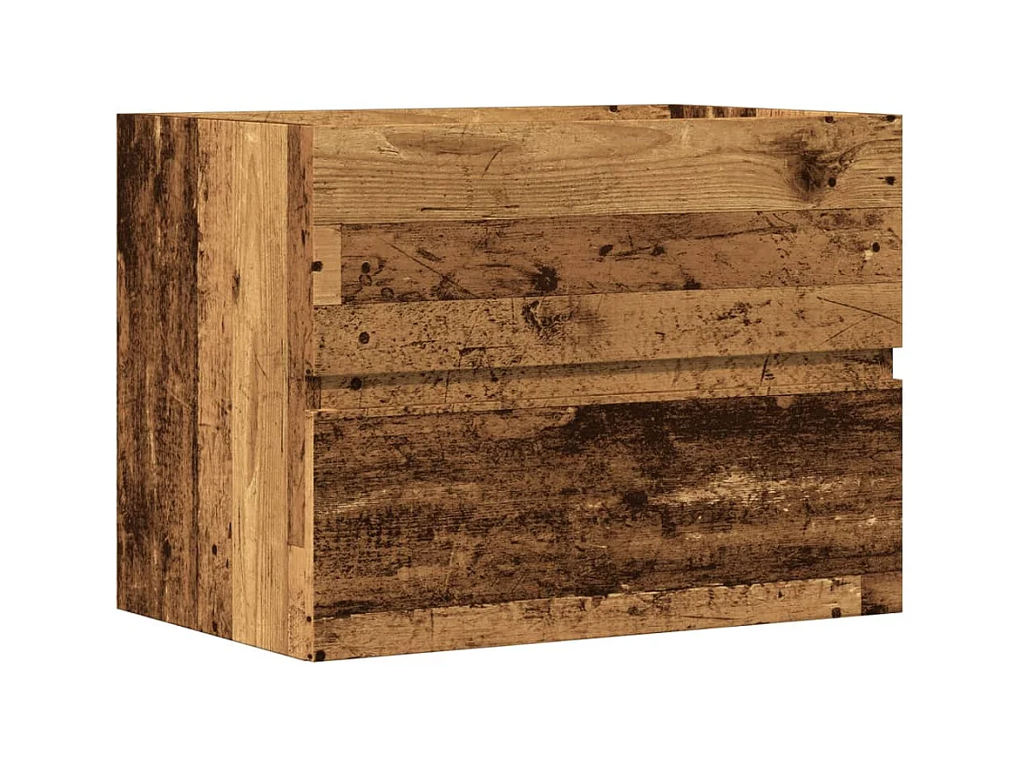 Armoire de salle de bain vieux bois bois d'ingénierie