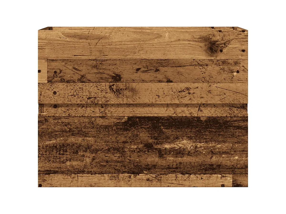 Armoire de salle de bain vieux bois bois d'ingénierie