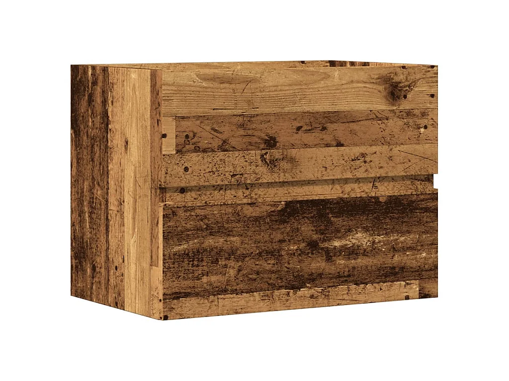 Armoire de salle de bain vieux bois bois d'ingénierie