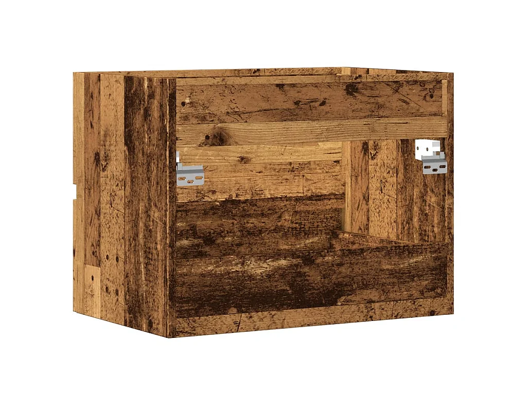 Armoire de salle de bain vieux bois bois d'ingénierie