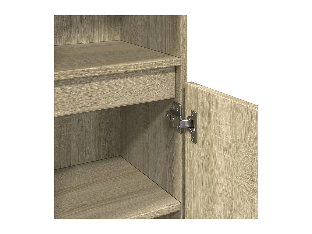 Armoire salle de bain chêne sonoma 30x30x100 cm