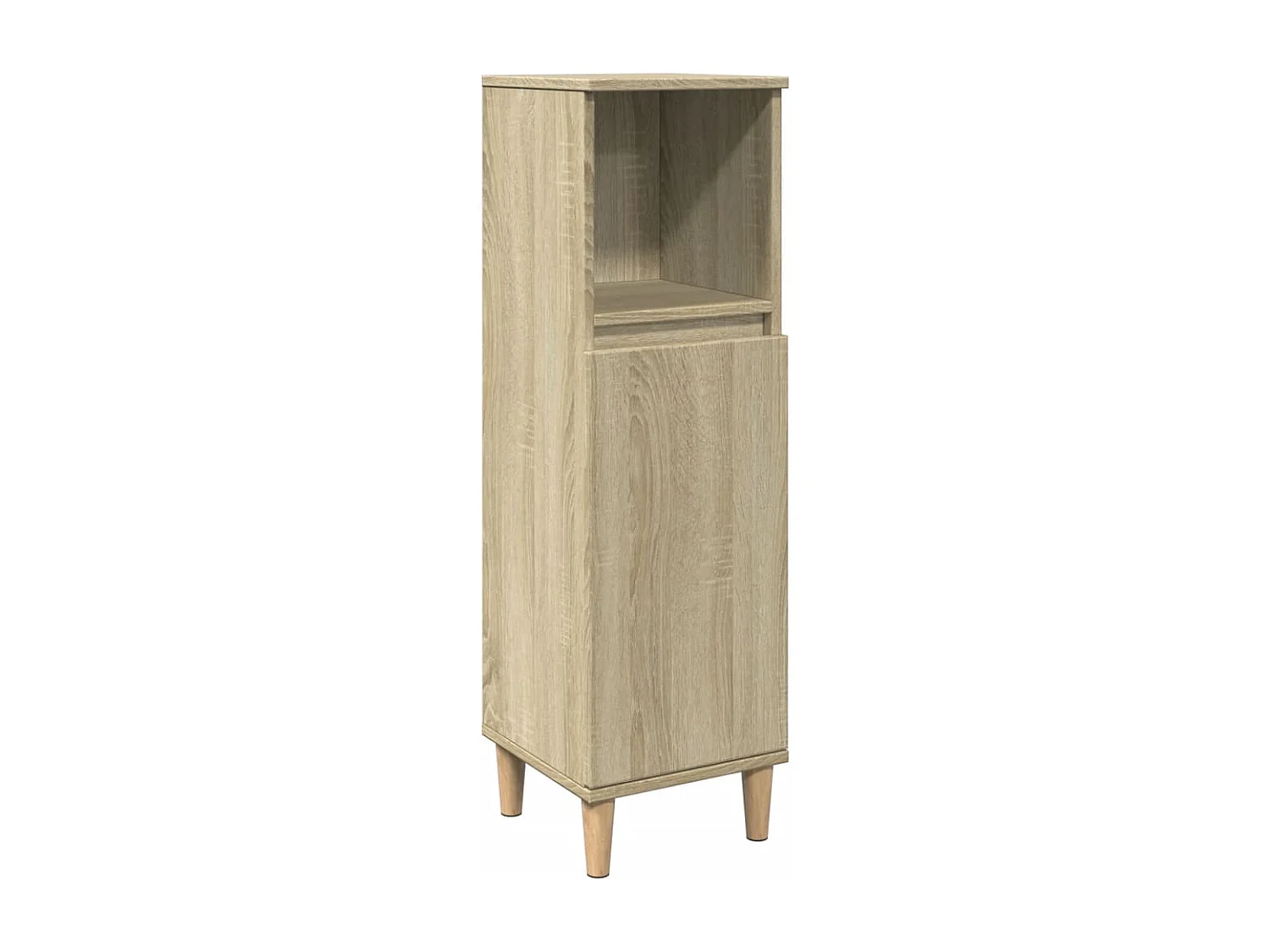 Armoire salle de bain chêne sonoma 30x30x100 cm