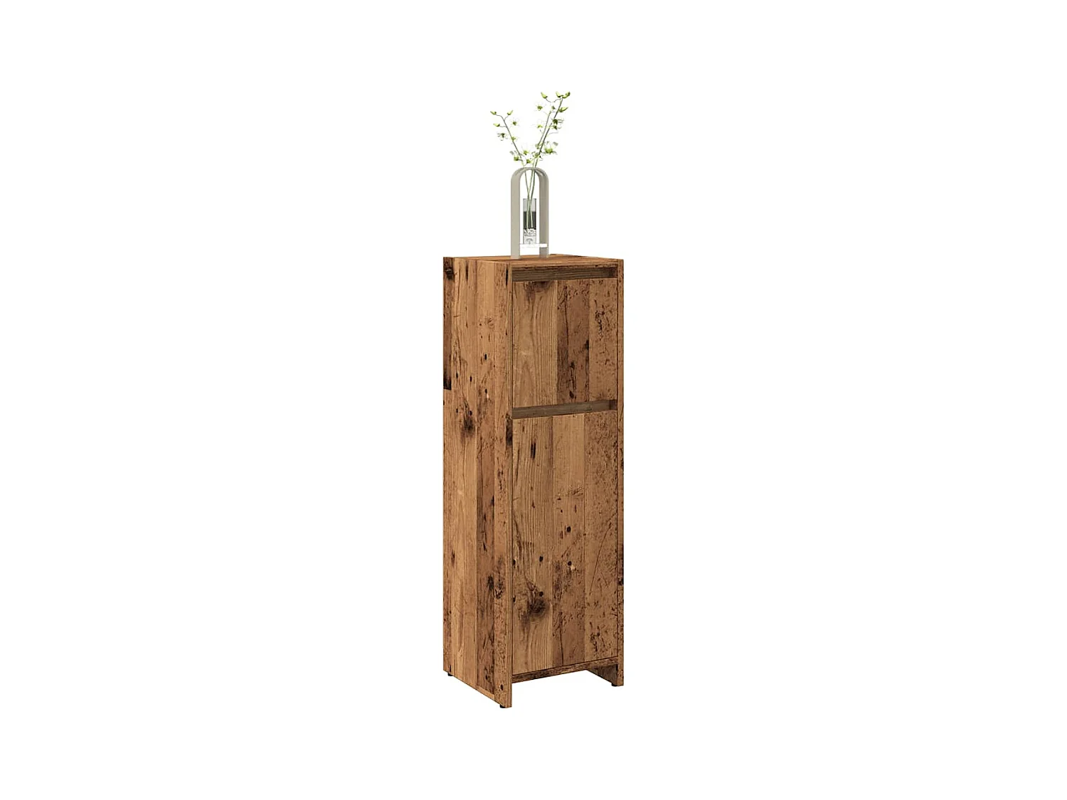 Mobile da Bagno Legno Antico 30x30x95 cm in Legno Multistrato