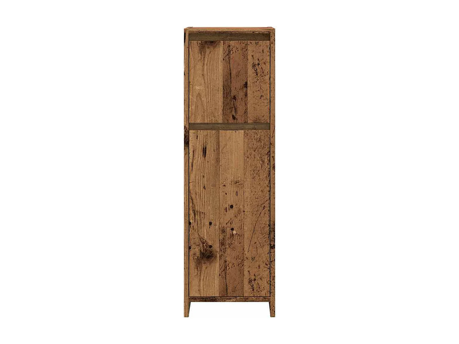 Armario de baño madera contrachapada envejecida 30x30x95 cm