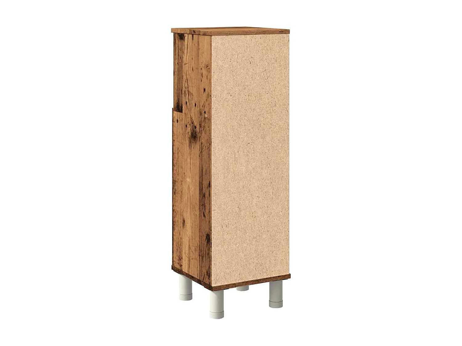 Armoire de salle de bain vieux bois 30x30x95 cm bois ingénierie