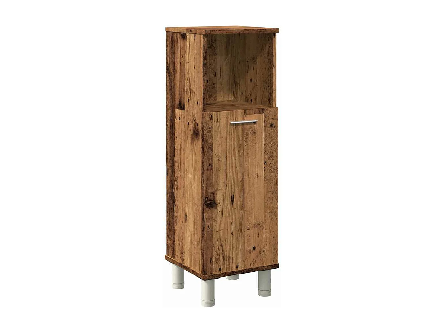 Armoire de salle de bain vieux bois 30x30x95 cm bois ingénierie