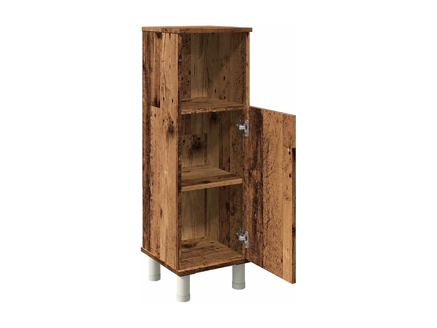 Armoire de salle de bain vieux bois 30x30x95 cm bois ingénierie