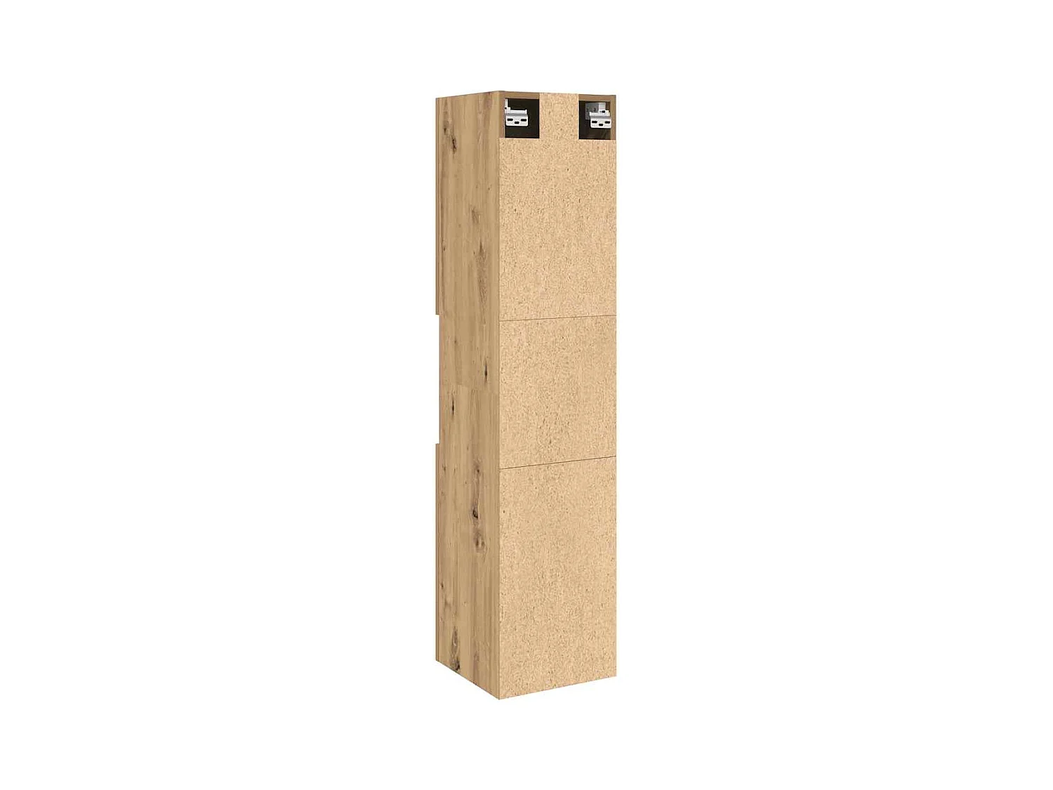 Armoire de salle de bain suspendue chêne artisanal 30x30x130 cm