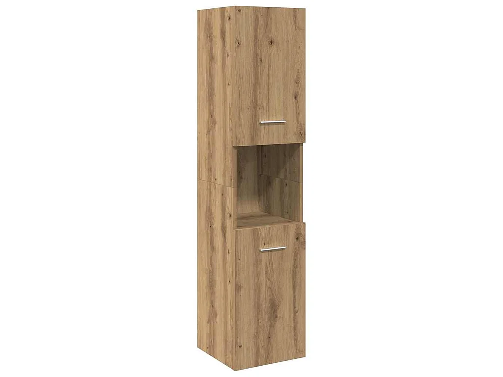 Mobile Pensile Bagno Rovere Artigianale 30x30x130cm Truciolato