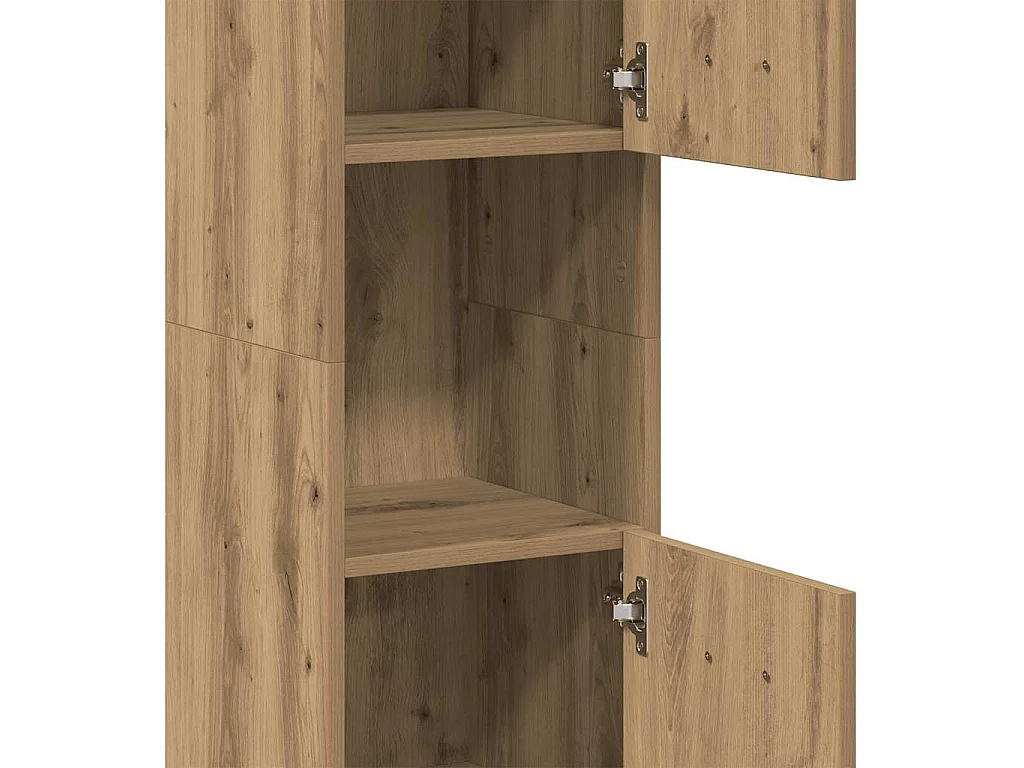 Mobile Pensile Bagno Rovere Artigianale 30x30x130cm Truciolato