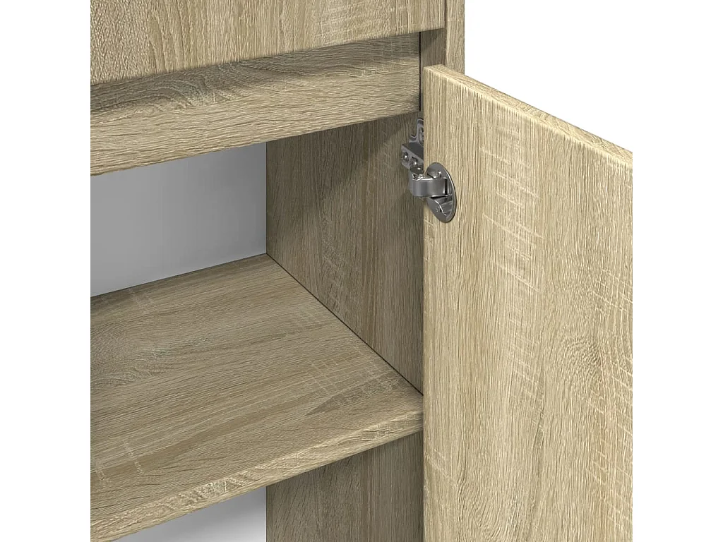 Armoire de salle de bain Chêne sonoma 30x30x95 cm Aggloméré