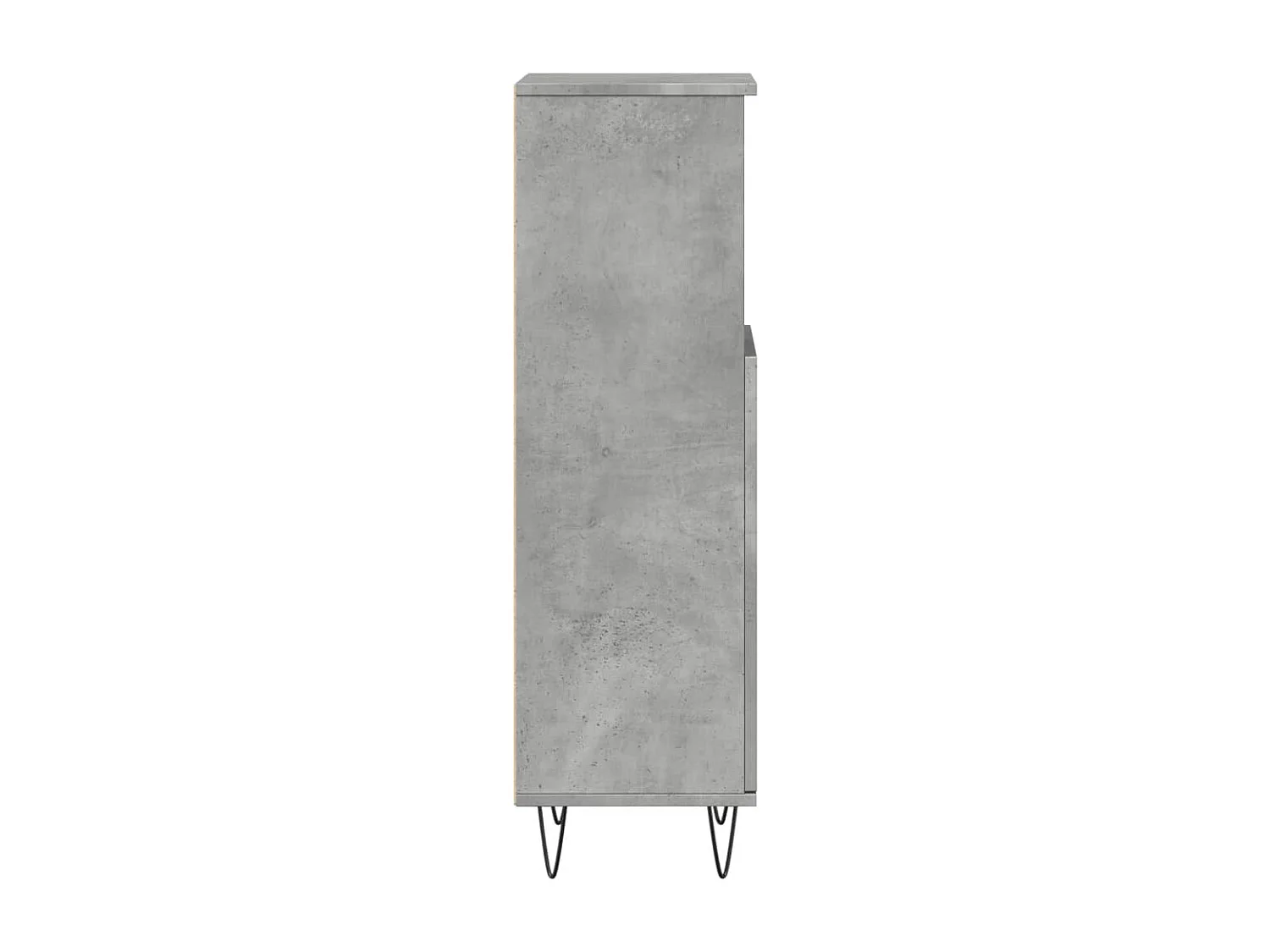 Armoire de salle de bain gris béton 30x30x100 cm