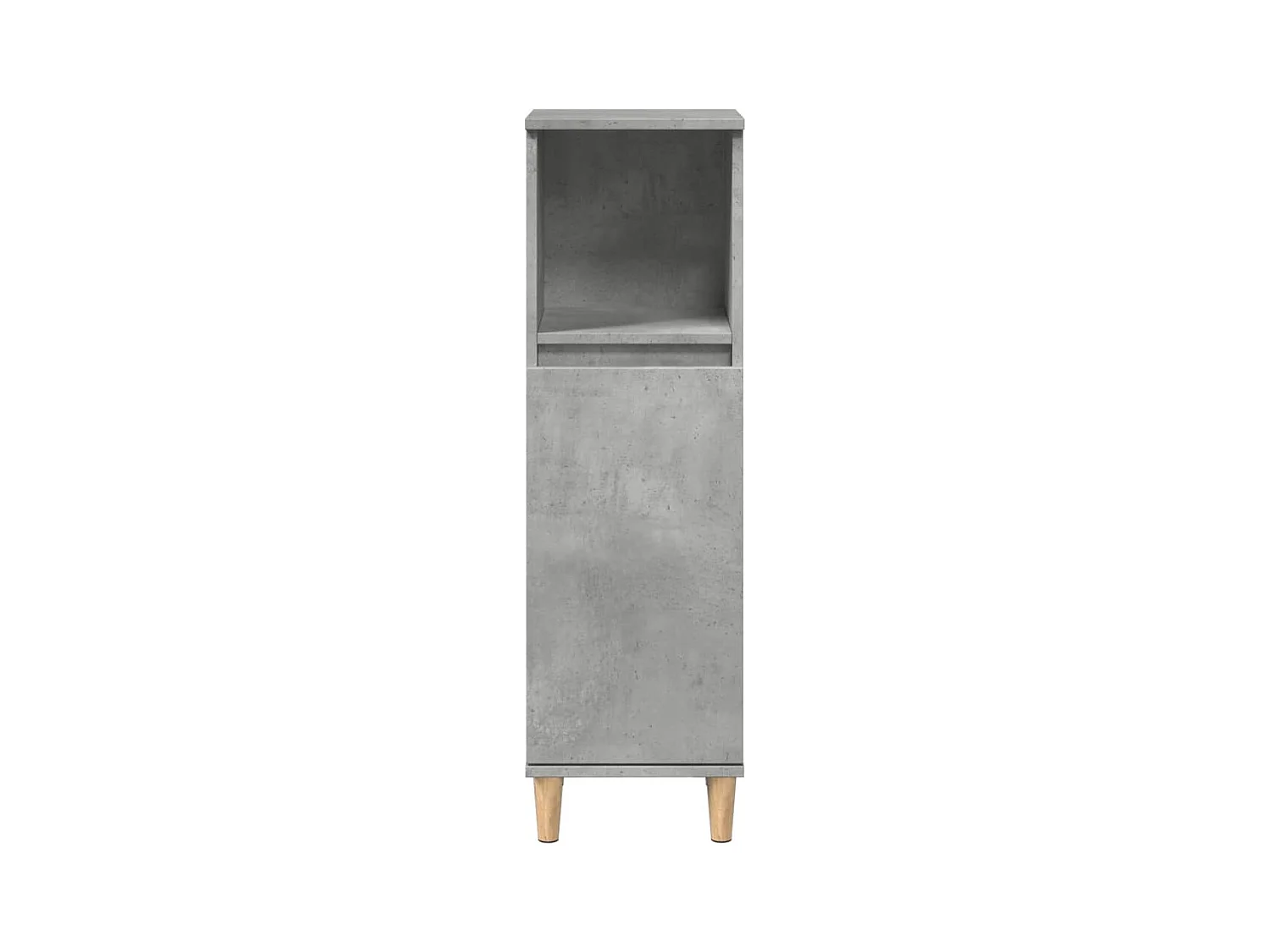 Armoire de salle de bain gris béton 30x30x100 cm
