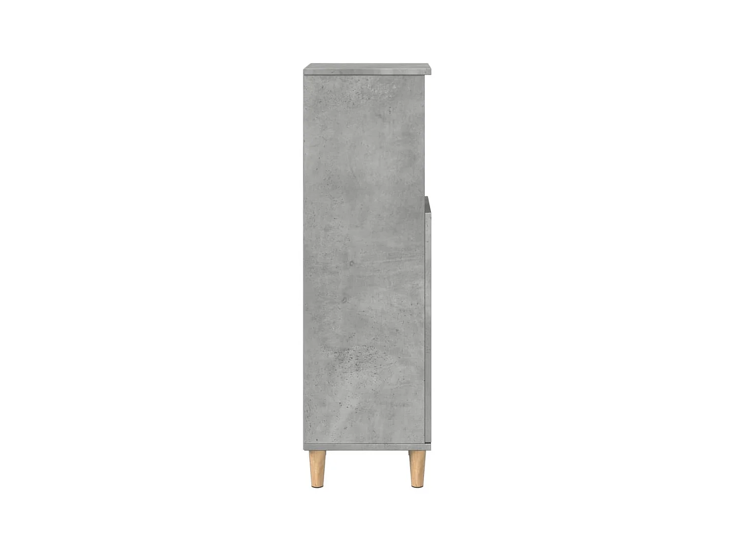 Armoire de salle de bain gris béton 30x30x100 cm