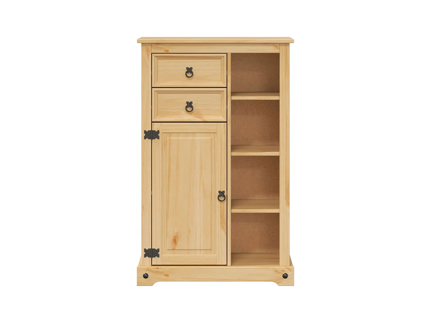 Armoire de salle de bain Corona 70x33x110 cm bois de pin massif