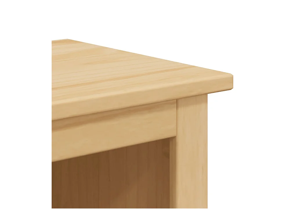 Armoire de salle de bain Corona 70x33x110 cm bois de pin massif