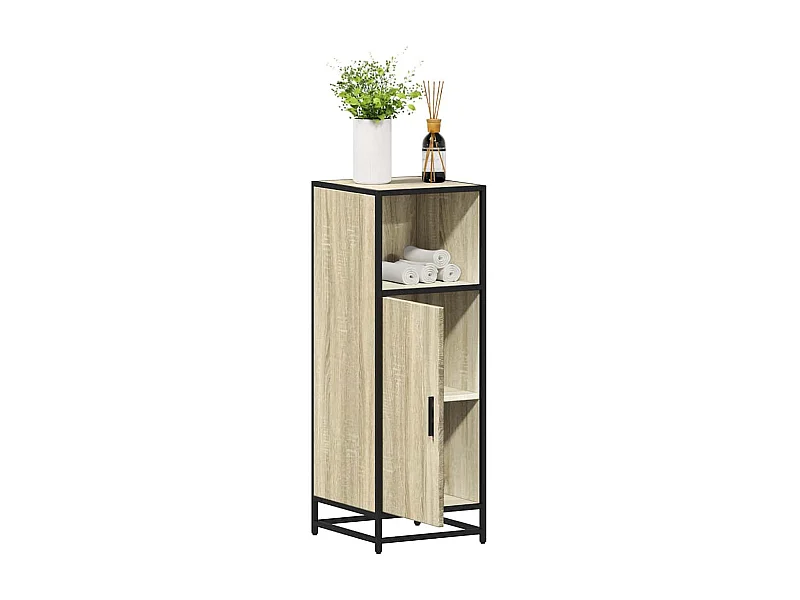 Meuble de salle de bain Chêne Sonoma 35x37,5x100 cm Bois d'ingénierie