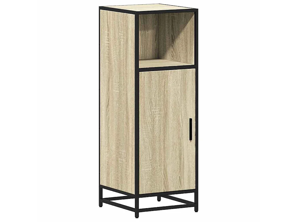 Mobiletto da bagno Rovere Sonoma 35x37,5x100 cm Legno ingegnerizzato
