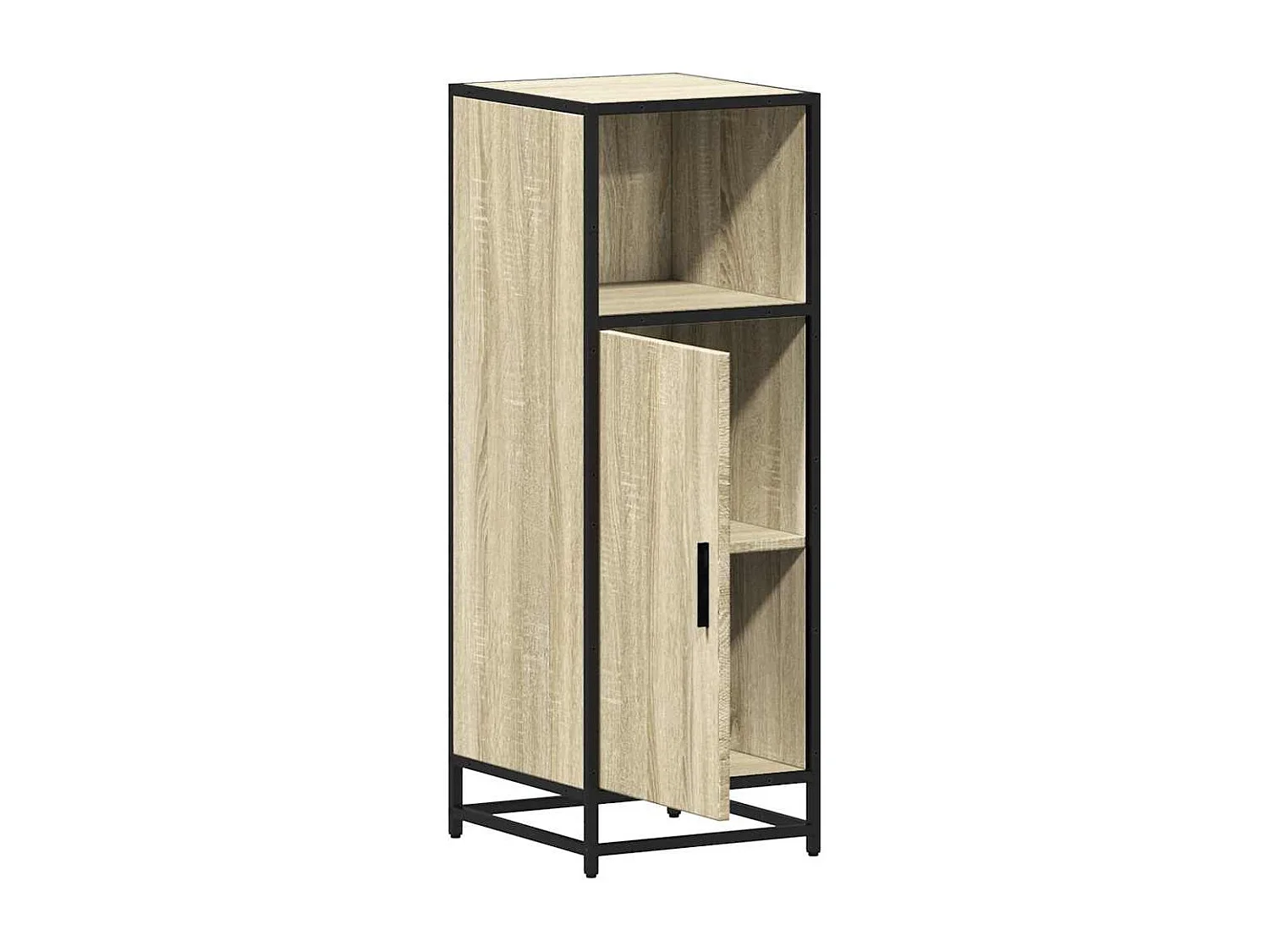 Mobiletto da bagno Rovere Sonoma 35x37,5x100 cm Legno ingegnerizzato
